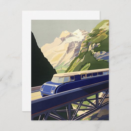 Vintage Europe Rail Travel (Front/Back)