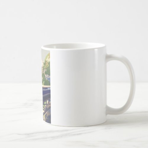 Vintage Europe Rail Travel Coffee Mug