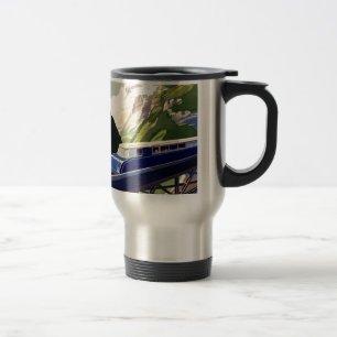 Vintage Europe Rail Travel Mug