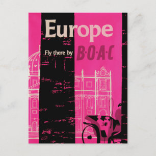 Vintage Europe Travel Postcard