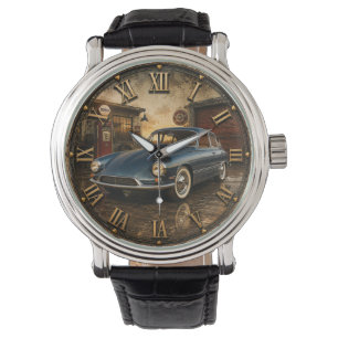 Vintage European Classic Car Retro Sedan Watch