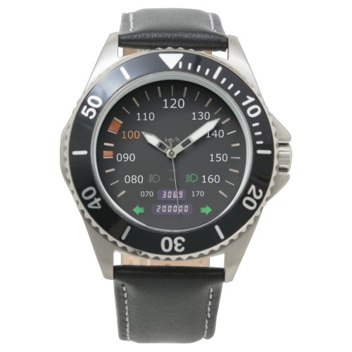 Vintage European speedometer velocimeter gauge Clo Watch