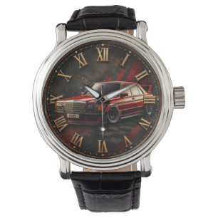 Vintage European Sports Sedan Retro Car Watch