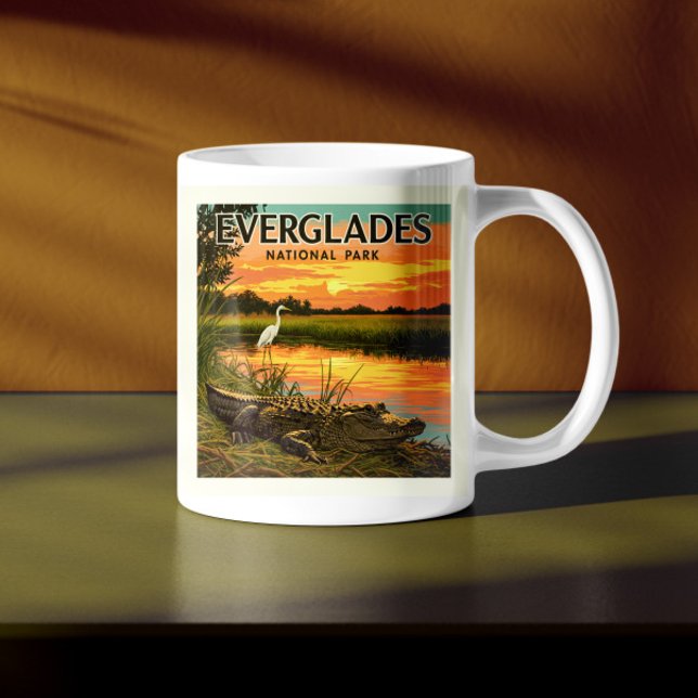  Vintage Everglades National Park Coffee Mug (Creator Uploaded)
