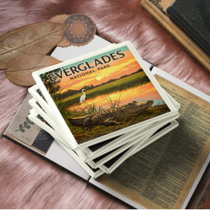 Vintage Everglades National Park Magnet