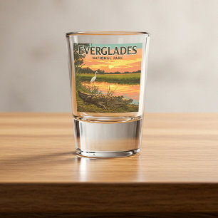 Vintage Everglades National Park Shot Glass