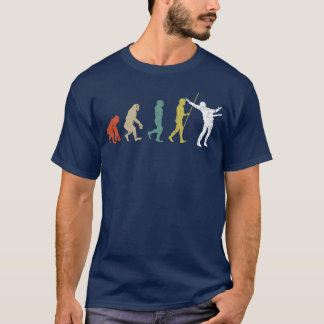 Vintage evolution guitar player retro T-Shirt