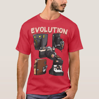 Vintage Evolution of the Camera Photography (2) T-Shirt