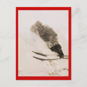 Vintage explorers, Roald Amundson in Polar gear Postcard