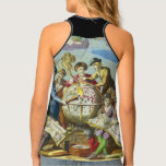 Vintage Explorers with Antique Globe Map, 1542 Tank Top