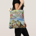 Vintage Explorers with Antique Globe Map, 1542 Tote Bag