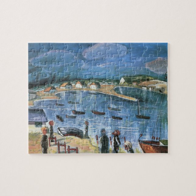 Vintage Expressionism, Hidensee by Walter Gramatte Jigsaw Puzzle (Horizontal)