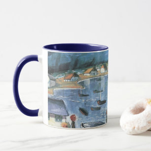 Vintage Expressionism, Hidensee by Walter Gramatte Mug