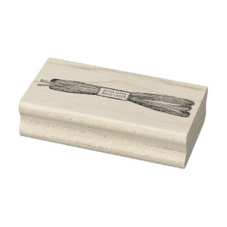 Vintage Extra Super Boot Laces Rubber Art Stamp