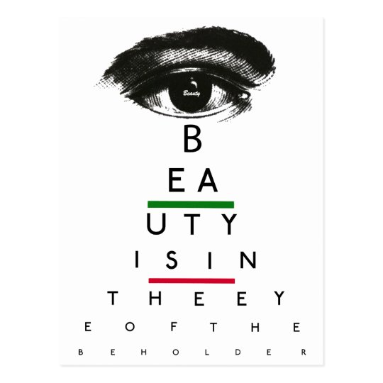Vintage Eye Chart Gifts Postcard Zazzle