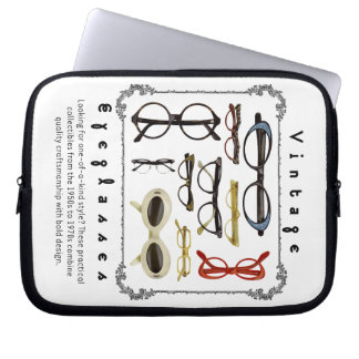 Vintage Eyeglasses 01 Laptop Sleeve