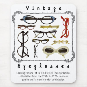 Vintage Eyeglasses 01 Mouse Pad