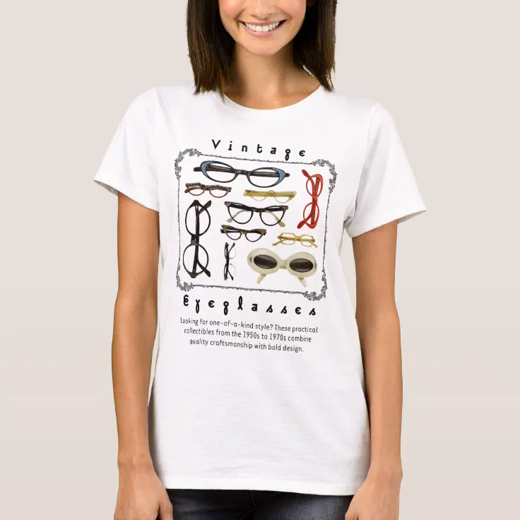 Vintage Eyeglasses 01 TShirt Zazzle