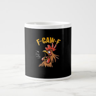 Vintage F-Caw-F Chicken F-Caw-F Funny Chicken Roos Giant Coffee Mug