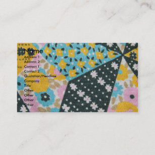 Vintage Fabric Business Card