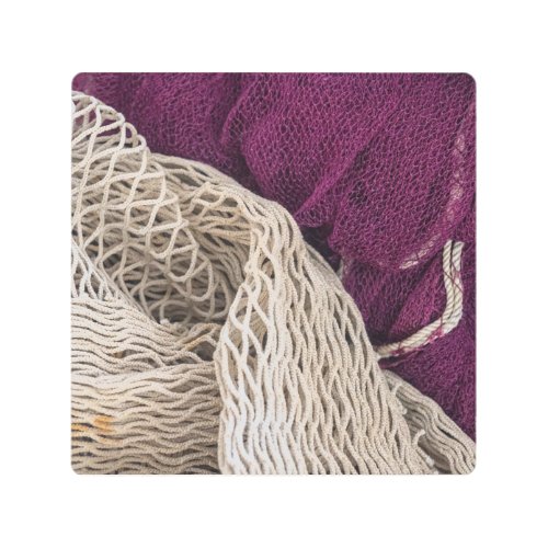 Vintage Fabric Texture Abstract Poster