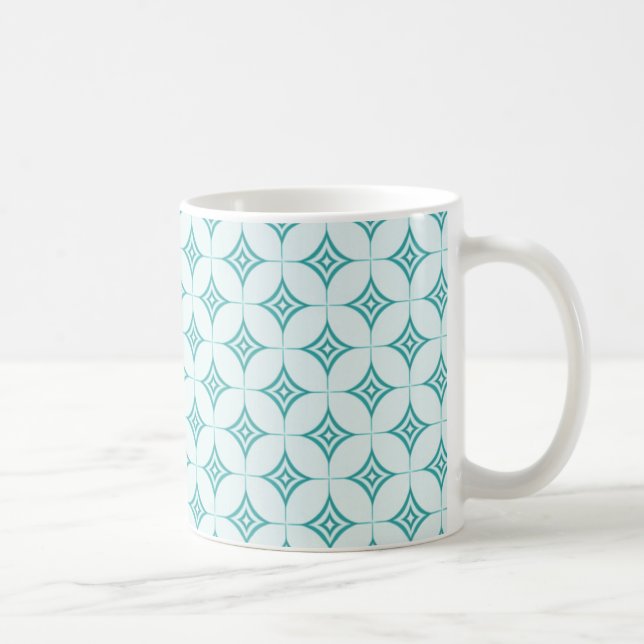Vintage Fabulous Mug, Turquoise Coffee Mug (Right)