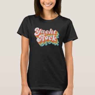 Vintage Fade Yacht Rock  Party Boat Drinking T-Shirt