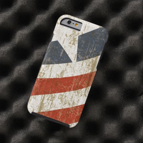 Vintage Faded American Tough iPhone 6 Case