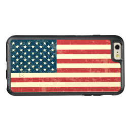 Vintage Faded American Flag USA OtterBox iPhone 6/6s Plus Case