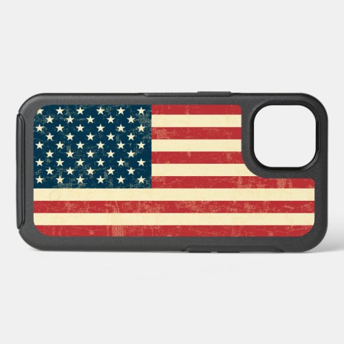Vintage Faded American Flag USA iPhone 13 Case