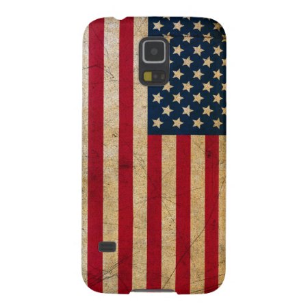 Vintage Faded Old Us American Flag Antique Grunge Galaxy S5 Case