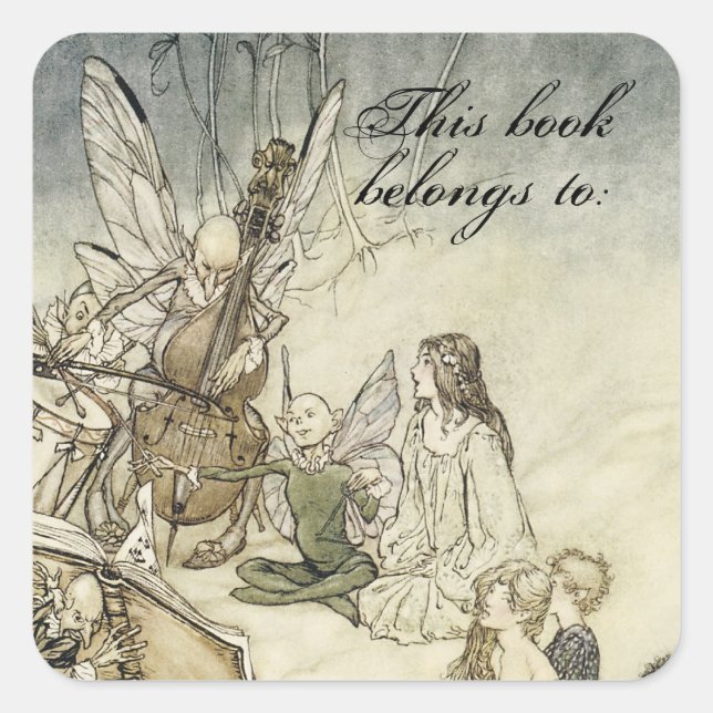 Vintage Faerie Book Plate (Front)