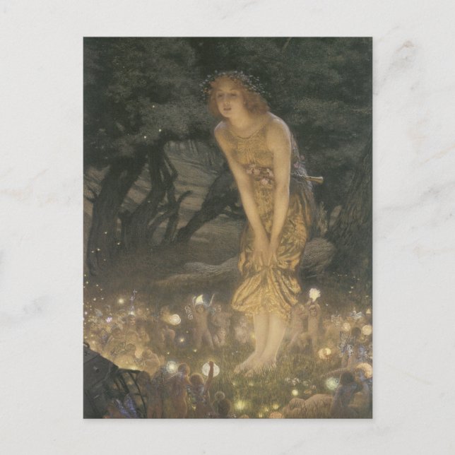 Vintage Faerie Postcard (Front)