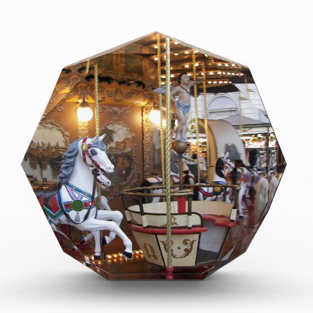 Vintage Fairground Carousel Award (Front)