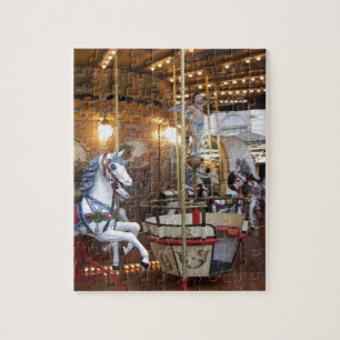 Vintage Fairground Carousel Jigsaw Puzzle