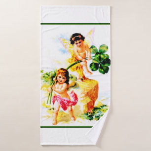 Vintage Fairies Bath Towel Set