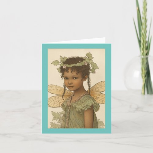 Vintage Fairy Birthday Card