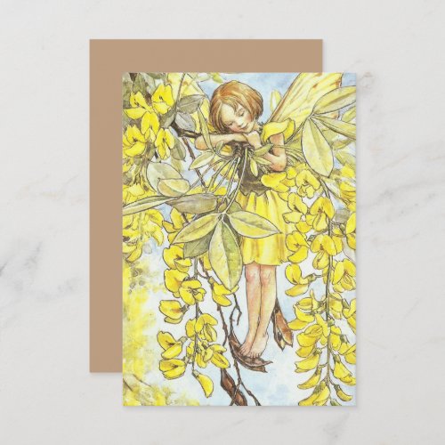 Vintage Fairy Child In A Tree All Occasion Card