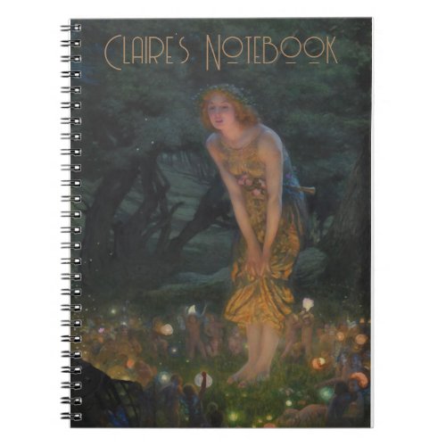 Vintage Fairy Circle Custom Midsummer Eve Retro  Notebook