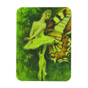 Vintage Fairy Dancer Flexible Magnet