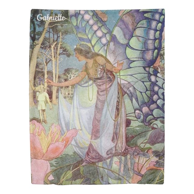 Vintage Fairy  Duvet Cover (Front)