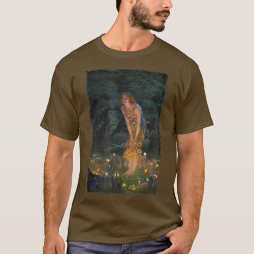 Vintage Fairy Fairycore Aesthetic Cottagecore Retr T_Shirt