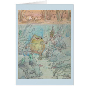 Vintage - Fairy &  Fish Dancing - Cards
