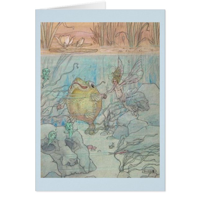 Vintage - Fairy &  Fish Dancing - Cards (Front)
