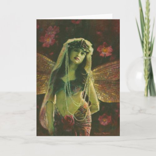 Vintage Fairy Greetings Card