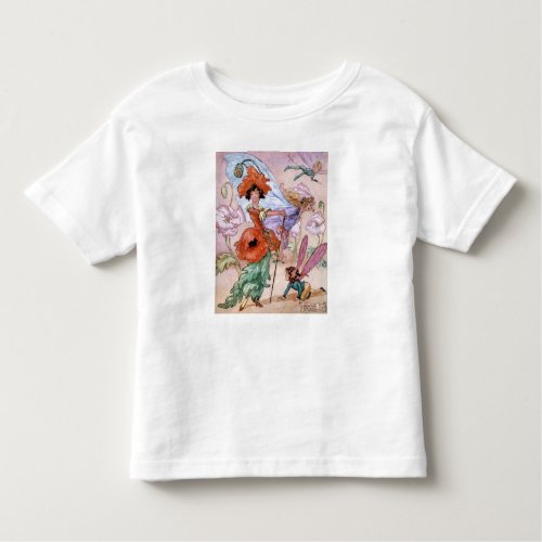 Vintage _ Fairy in Fashionable Pose Toddler T_shirt