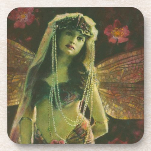 Vintage Fairy Nymph Coaster