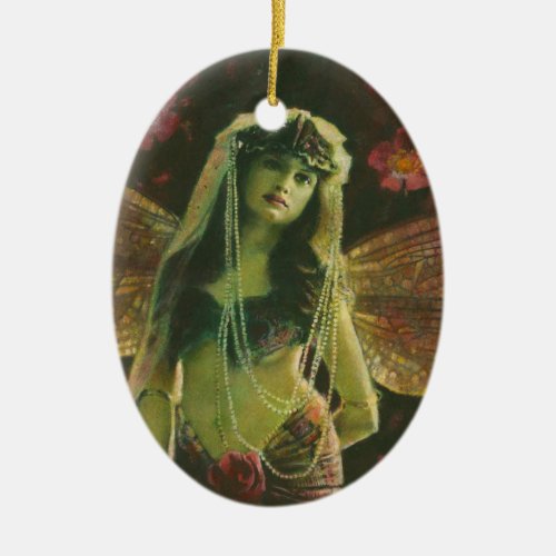 Vintage fairy Nymph Ornament