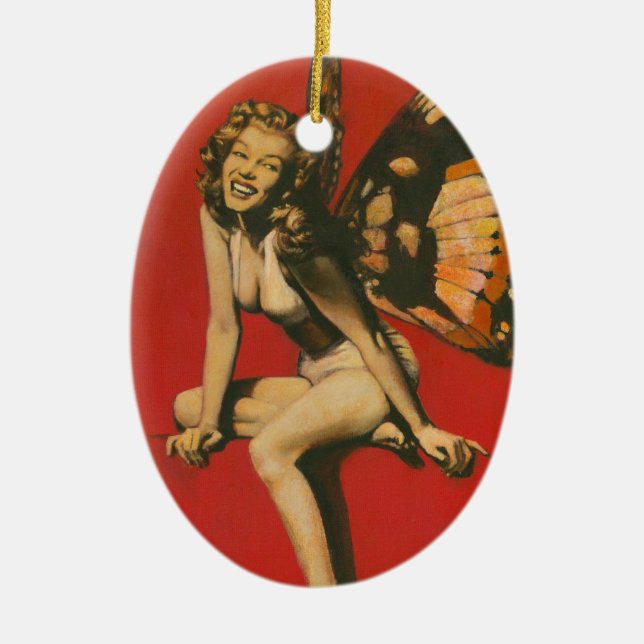 Vintage Fairy Ornament (Front)