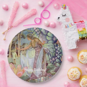 Vintage Fairy Paper Plates